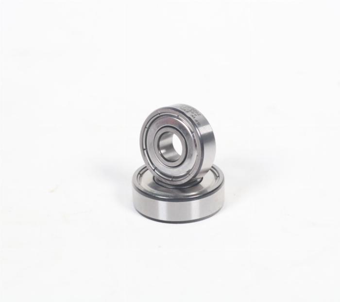 The 6001-2Z/C3 12x28x8 deep groove ball bearing is made of metal and supports heavy loads effortlessly.