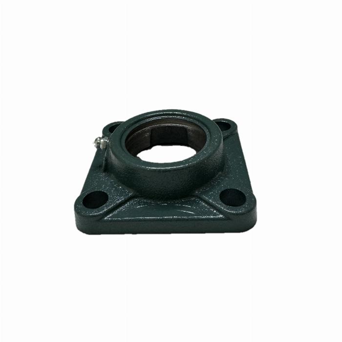 Flange Housing F204 - with grease nipple made of iron casting for precision shaft diameter 20