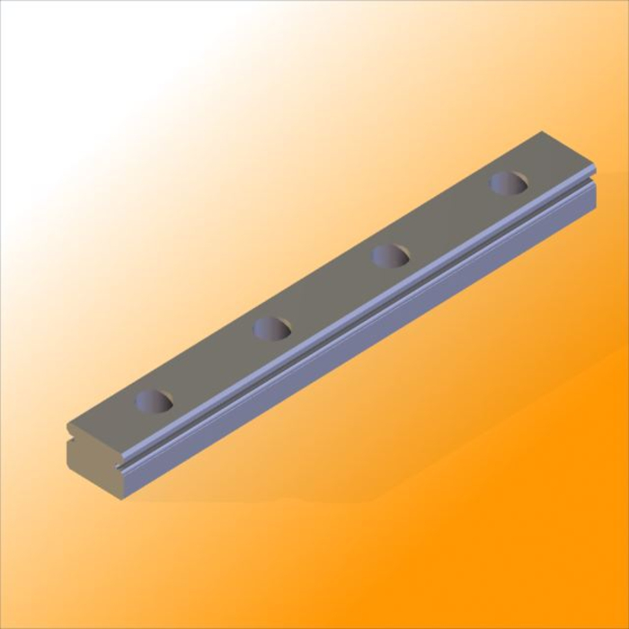Stainless steel linear guide rail MR12M-N, L=~1000mm (factory length)