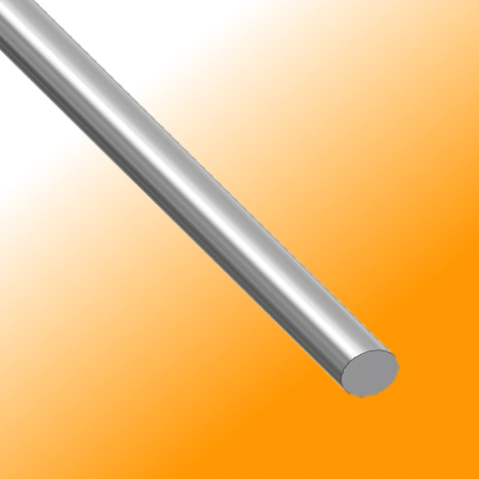 Precision shaft 12 mm h8 - aluminium - hard anodised