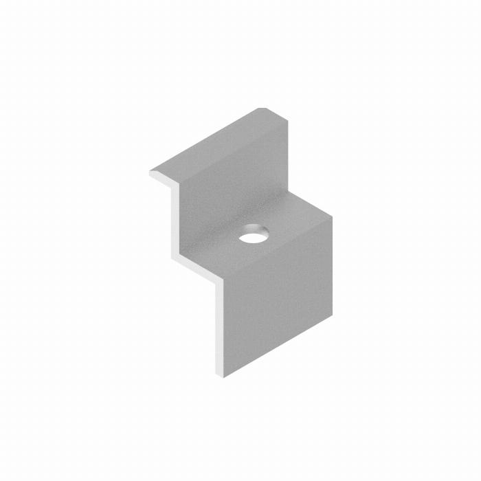 Endklemme 39,5 Aluminium H=50