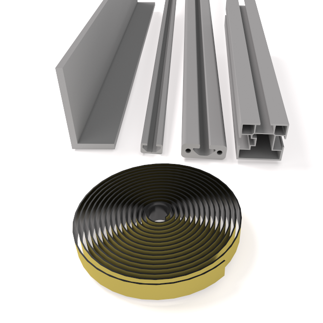 Profil und EPDM-Dichtband - Alcia Solar