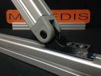 3D Printed hinge for Slot 8 Profile Slider - 3DP